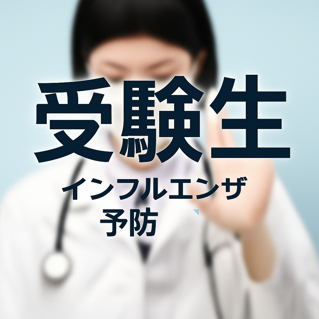 受験生のインフルエンザ予防対策