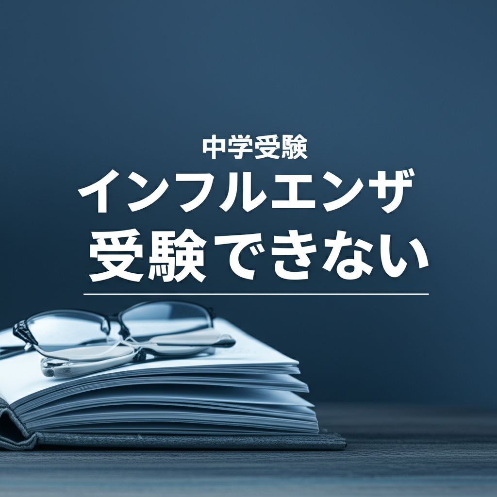 中学受験の日にインフルエンザになったらどうなる？受験できない時の対処法