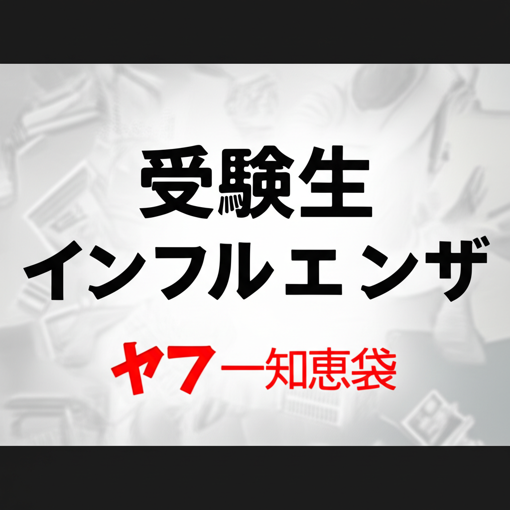 受験生がインフルエンザになった？ヤフー知恵袋の実体験まとめ