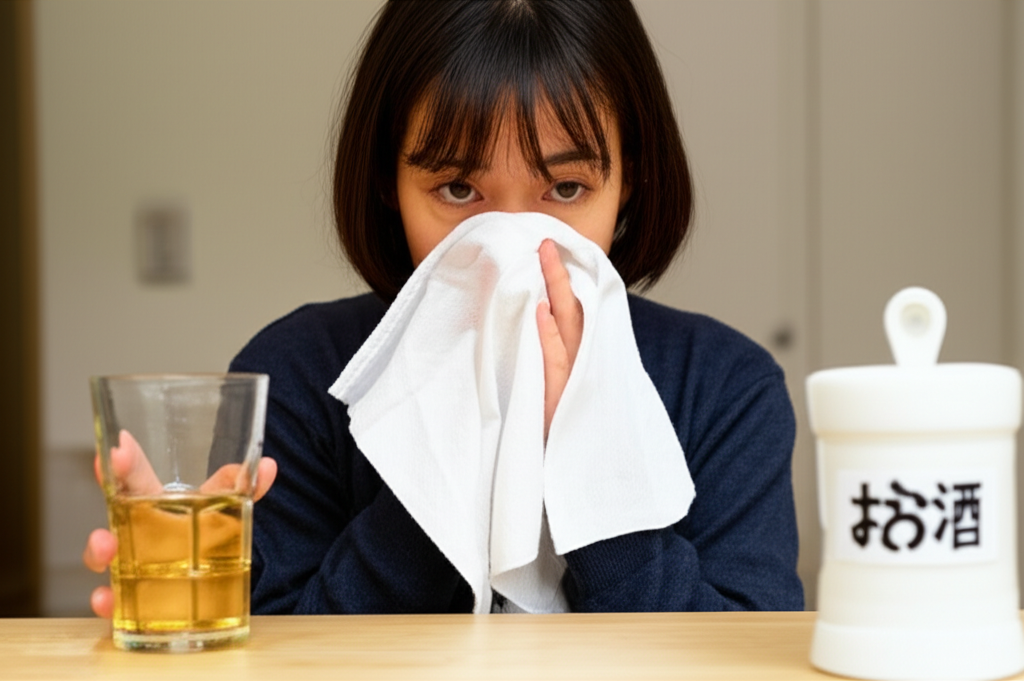 インフルエンザ予防薬をお酒と一緒に飲んでも大丈夫？