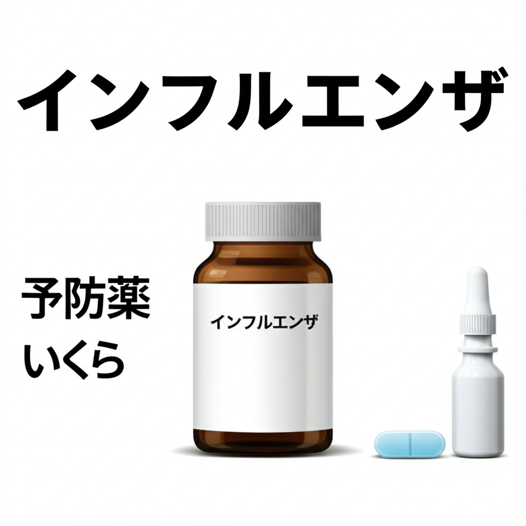 インフルエンザの予防薬はいくらするの？料金と効果を徹底解説