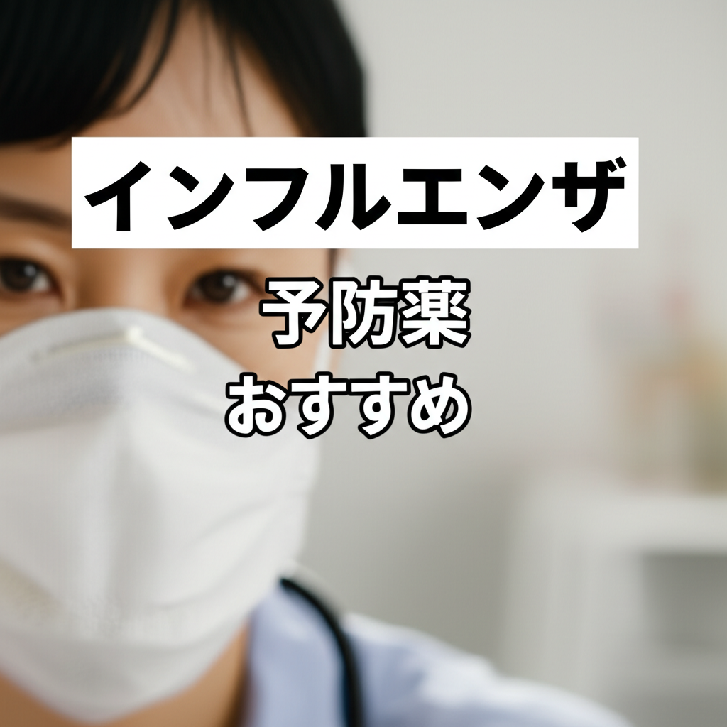インフルエンザの予防薬でおすすめなのは？