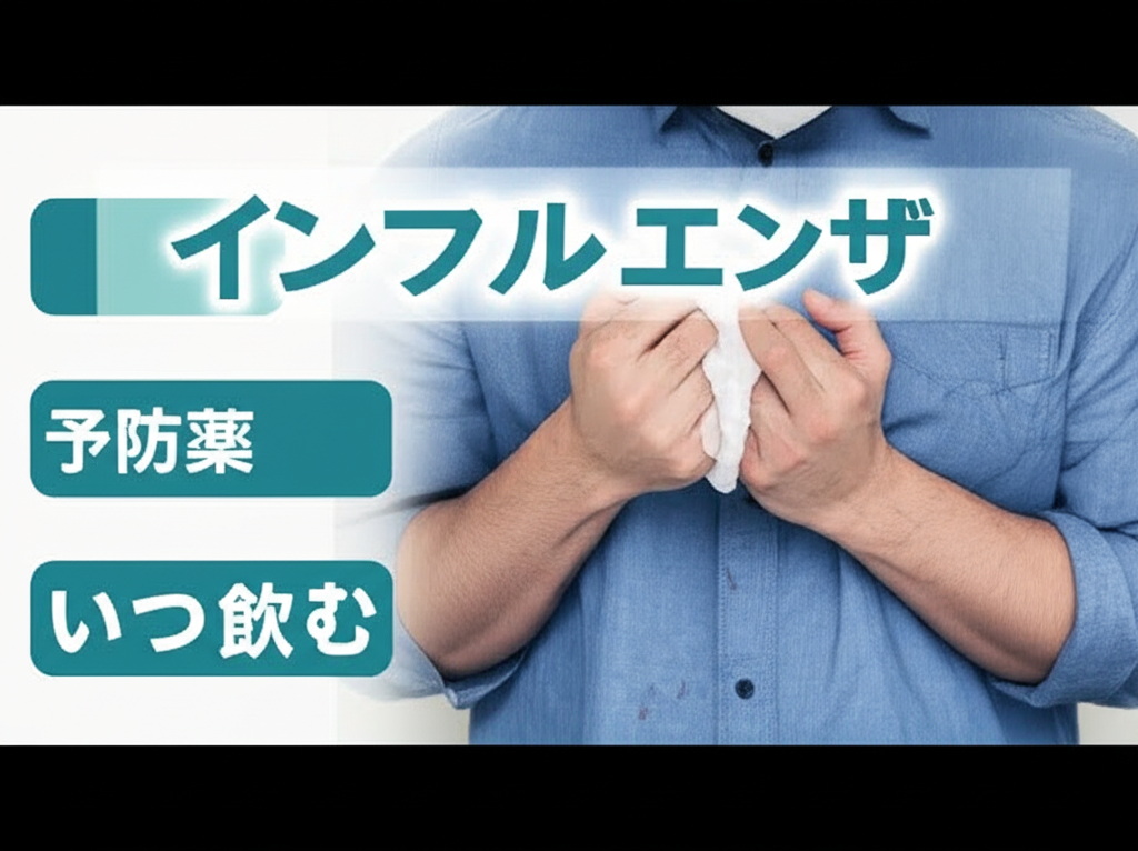 インフルエンザの予防薬っていつ飲むのが正解？