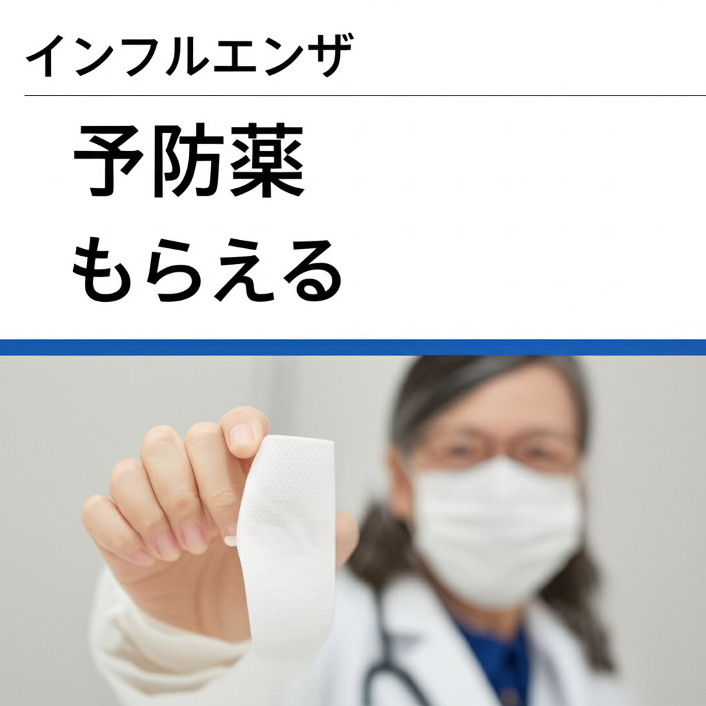 インフルエンザの予防薬はどこでもらえるの？