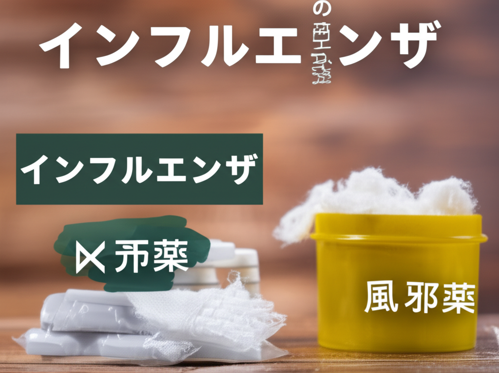 インフルエンザ予防に風邪薬って効くの？