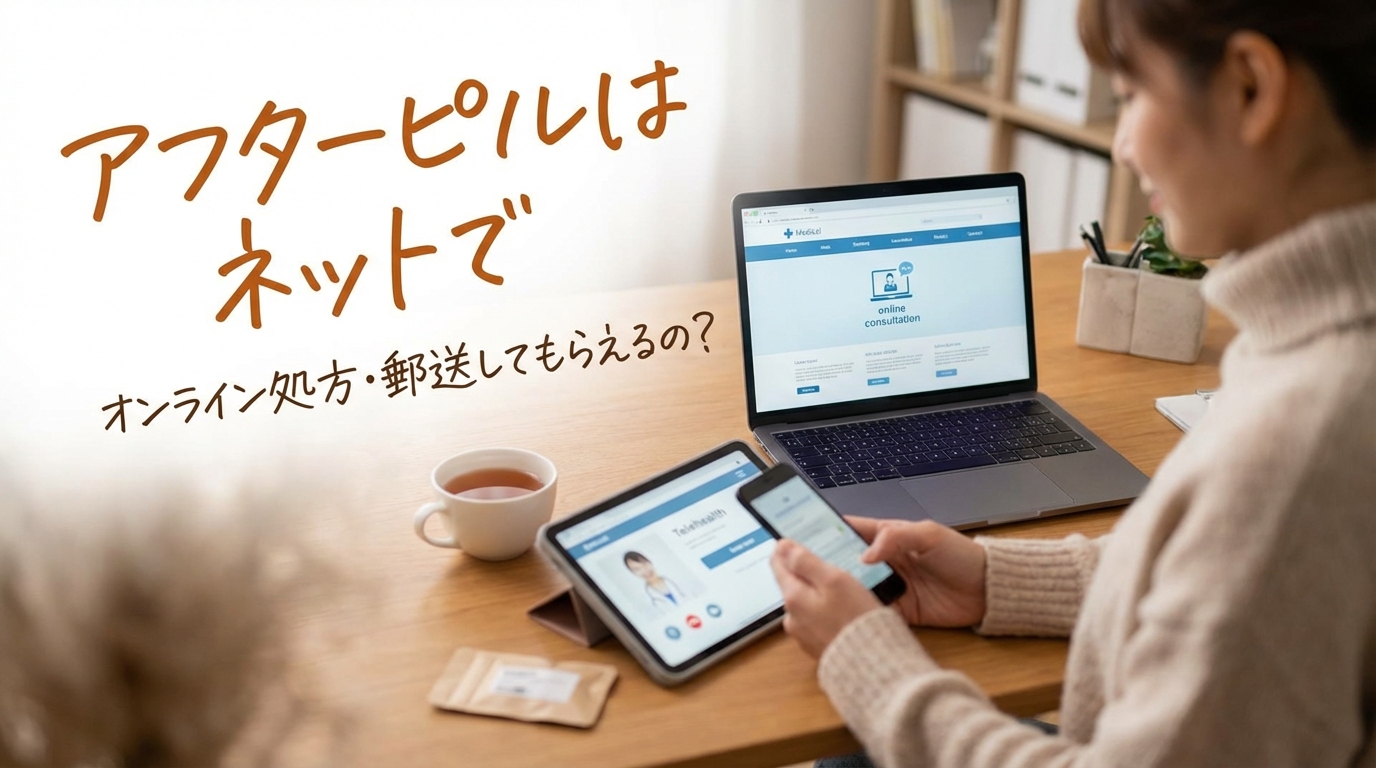 アフターピルはネットでオンライン処方・郵送してもらえるの？