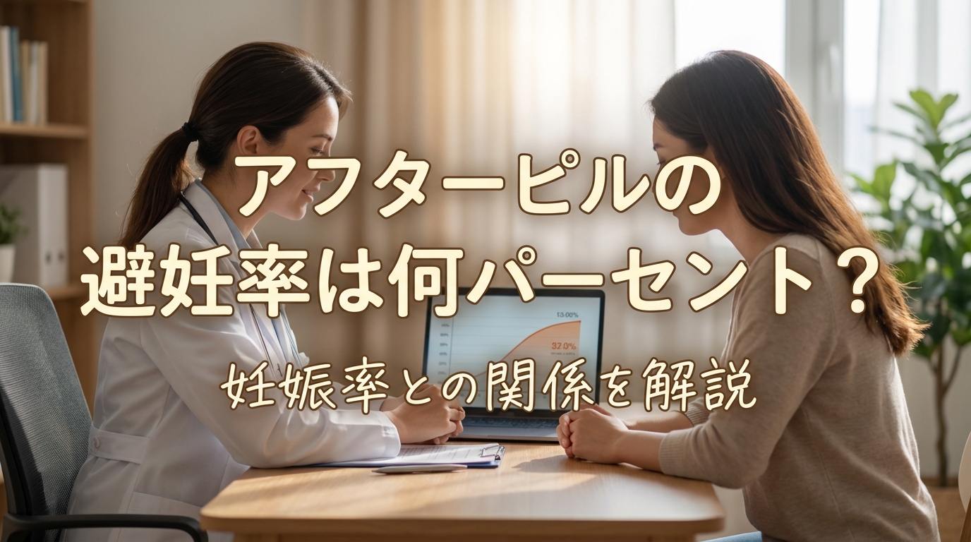 アフターピルの避妊率は何パーセント？妊娠率との関係を解説